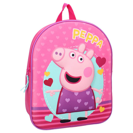 Feestbazaar Peppa Pig 3D rugzak Strong Together
