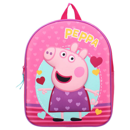 Feestbazaar Peppa Pig 3D rugzak Strong Together