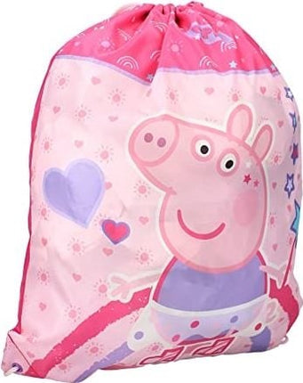 Feestbazaar Peppa Pig Gymtas Hartjes