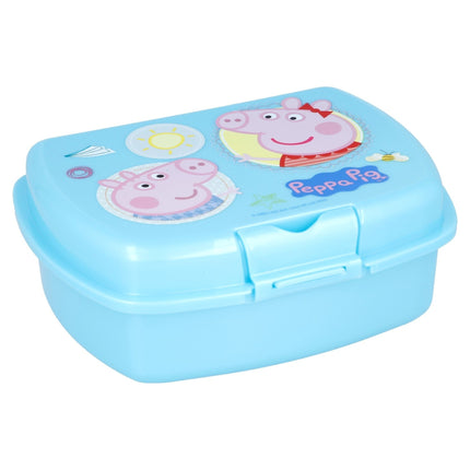 Feestbazaar Peppa Pig lunchbox Blauw