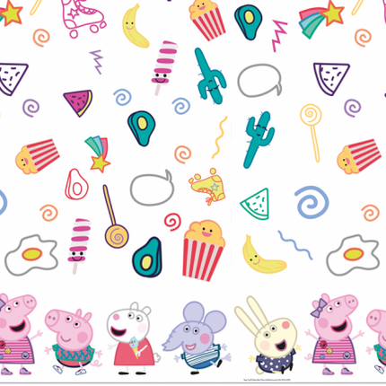 Feestbazaar Peppa Pig tafelkleed - 120 x180cm