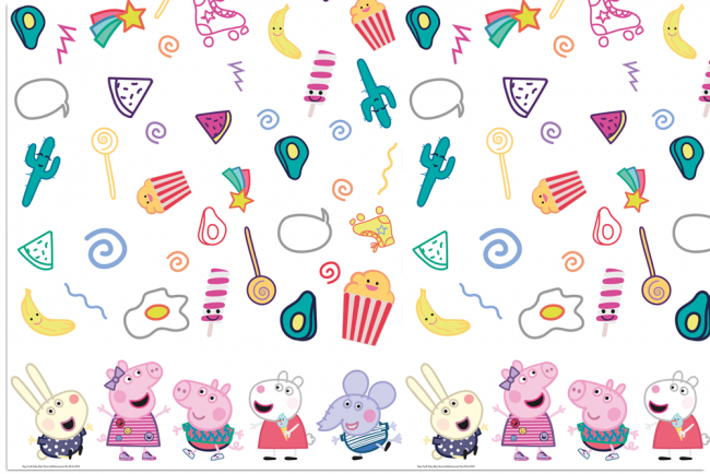 Feestbazaar Peppa Pig tafelkleed - 120 x180cm