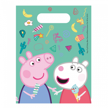 Feestbazaar Peppa Pig Uitdeelzakjes (6st)