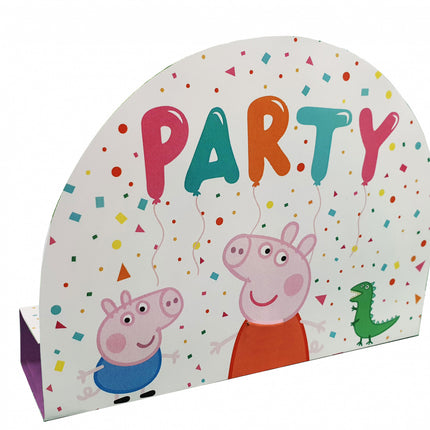 Feestbazaar Peppa Pig Uitnodigingskaartjes met envelop 8 stuks