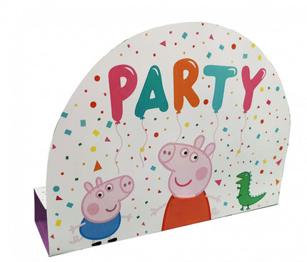 Feestbazaar Peppa Pig Uitnodigingskaartjes met envelop 8 stuks