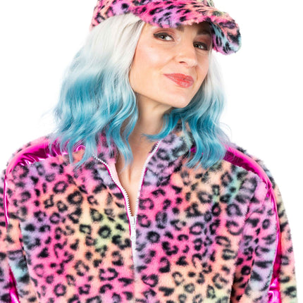 Feestbazaar Pet Neon Panther Pluche Pink