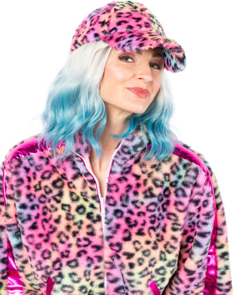 Feestbazaar Pet Neon Panther Pluche Pink
