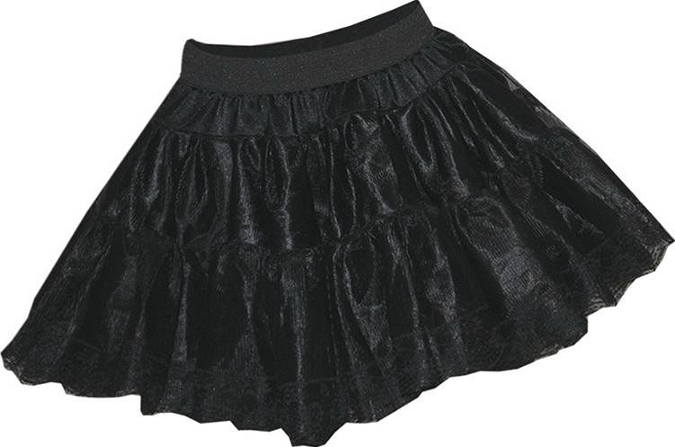 Feestbazaar Petticoat extra volume zwart