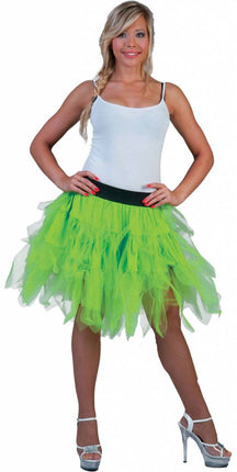 Feestbazaar Petticoat groen fluor