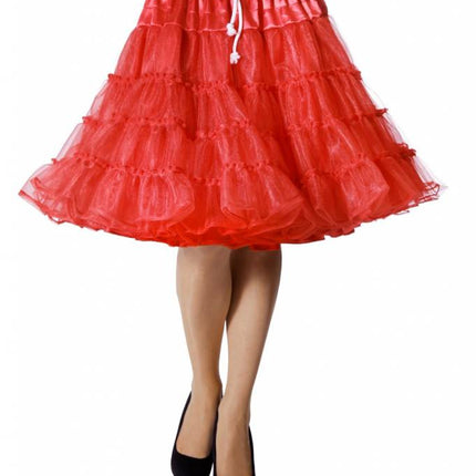 Feestbazaar Petticoat Luxe rood
