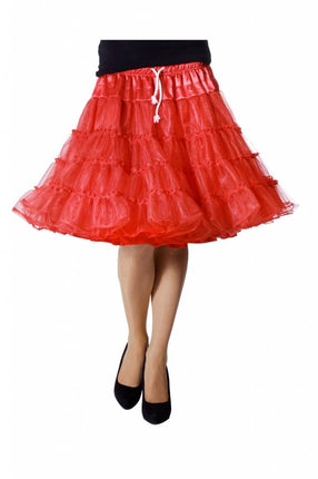 Feestbazaar Petticoat Luxe rood