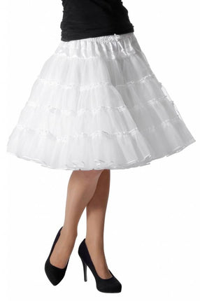 Feestbazaar Petticoat Luxe wit