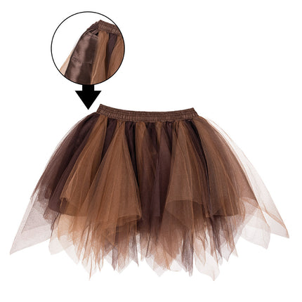 Feestbazaar Petticoat Premium Bruin