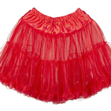 Feestbazaar Petticoat Rood Valencia