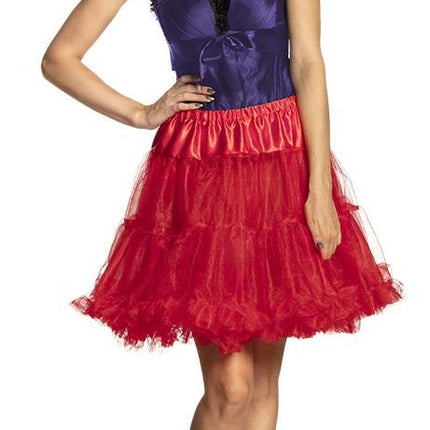 Feestbazaar Petticoat Rood Valencia