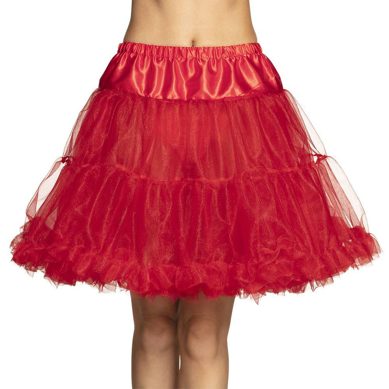 Feestbazaar Petticoat Rood Valencia