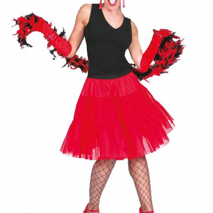 Feestbazaar Petticoat rood