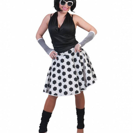 Feestbazaar Petticoat voetbal print