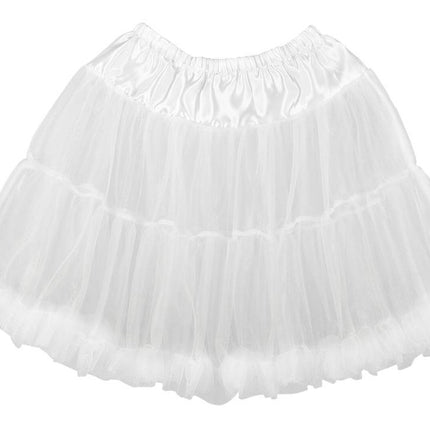 Feestbazaar Petticoat Wit  Maria
