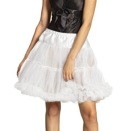 Feestbazaar Petticoat Wit  Maria