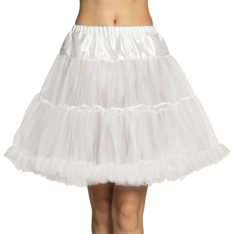 Feestbazaar Petticoat Wit  Maria