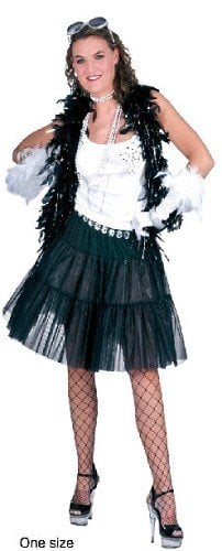 Feestbazaar Petticoat zwart basic