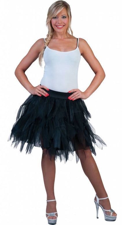 Feestbazaar Petticoat zwart