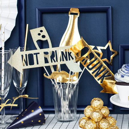 Feestbazaar Photo Booth Props Party Goud