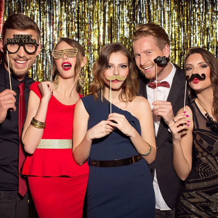 Feestbazaar Photo Booth Set Happy New Year (20st)
