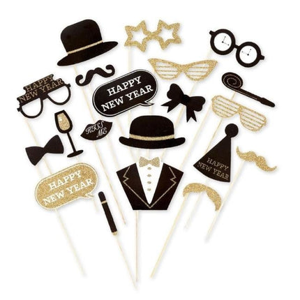 Feestbazaar Photo Booth Set Happy New Year (20st)