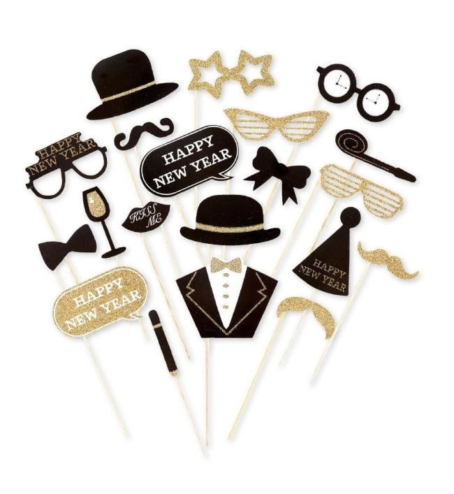 Feestbazaar Photo Booth Set Happy New Year (20st)