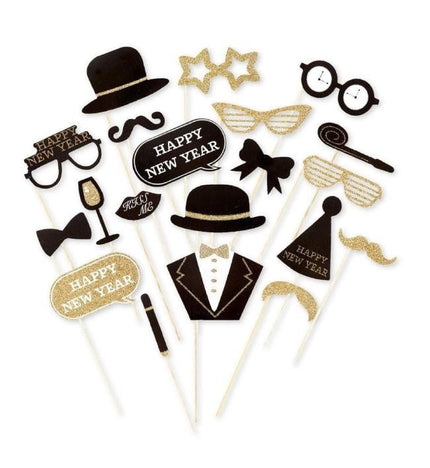 Feestbazaar Photo Booth Set Happy New Year (20st)