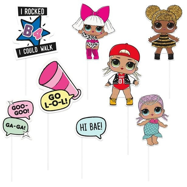 Feestbazaar Photo Booth Set L.O.L Surprise (8st)