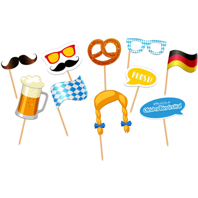 Feestbazaar Photobooth Props Oktober Bier Festival (10st)