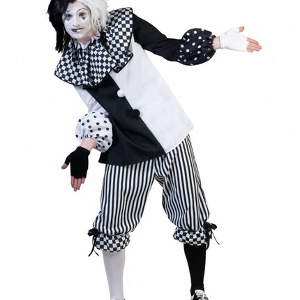 Feestbazaar Pierrot Kostuum heren Pedrolino