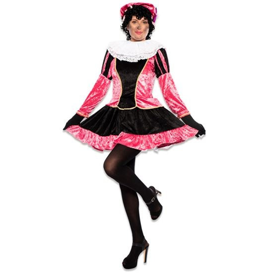 Feestbazaar Pieten jurkje met petticoat roze