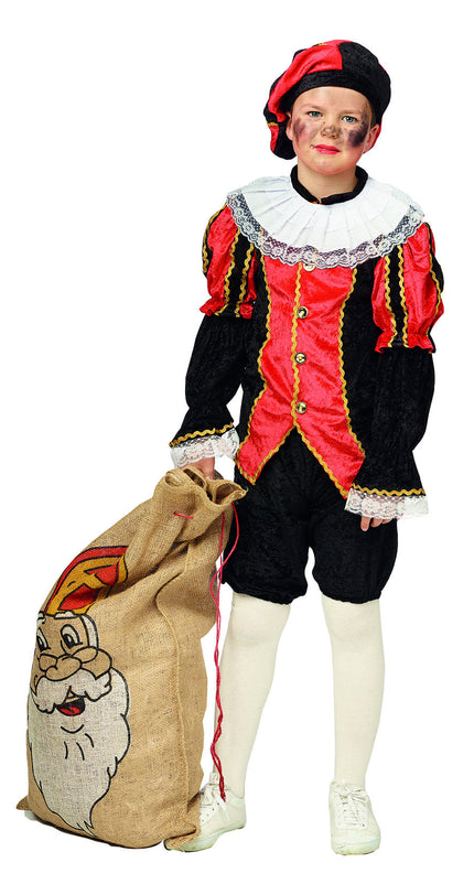 Feestbazaar Pieten kostuum kind 4-delig Pepe