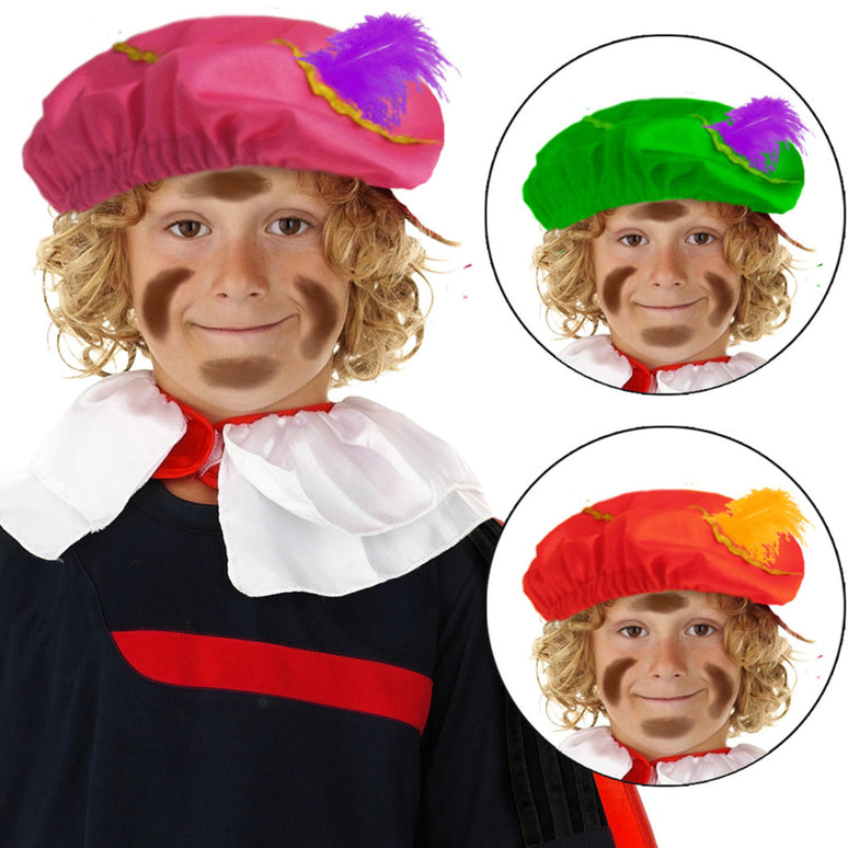 Feestbazaar Pietenbaret Kind Kleur