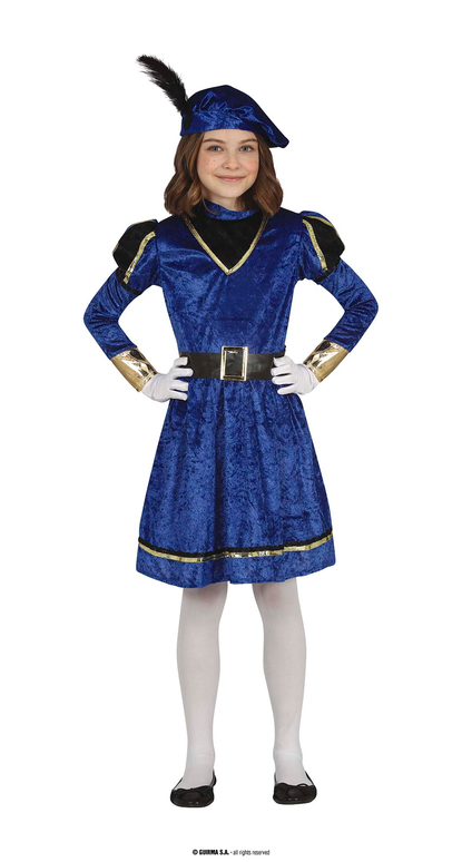 Feestbazaar Pietenjurkje Lela Meisje Blauw