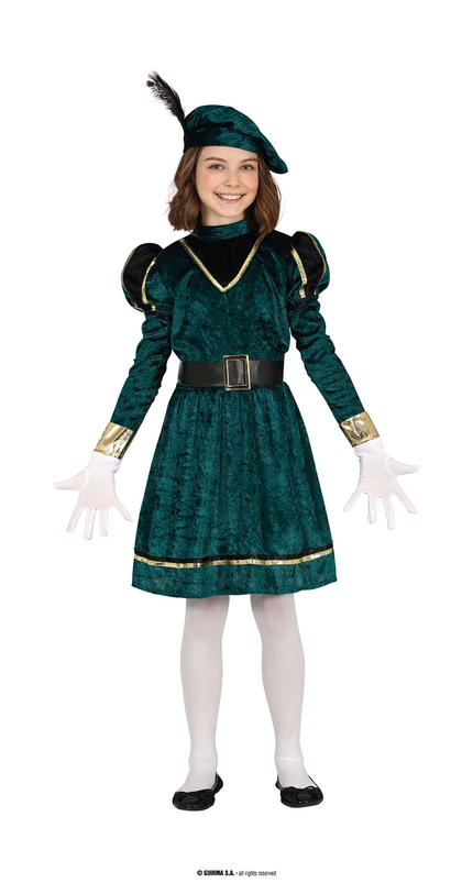 Feestbazaar Pietenjurkje Reina Meisje Groen