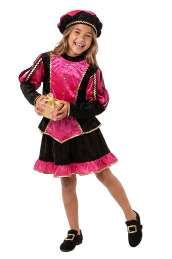 Feestbazaar Pietenkostuum Pink Princess Kind Premium
