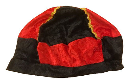 Feestbazaar Pietenmuts zwart/rood