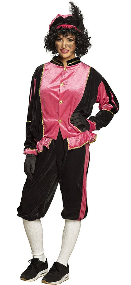 Feestbazaar Pietenpak volwassen roze