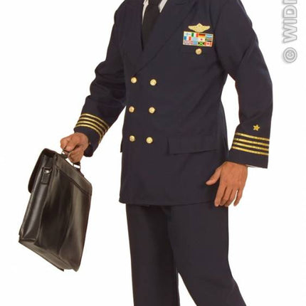 Feestbazaar Piloot Luxe Captain Boeing Kostuum
