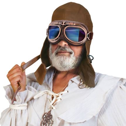 Feestbazaar Pilotenbril Bruin Vintage
