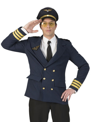 Feestbazaar Pilotenjas Man Donkerblauw