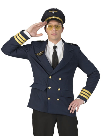 Feestbazaar Pilotenjas Man Donkerblauw