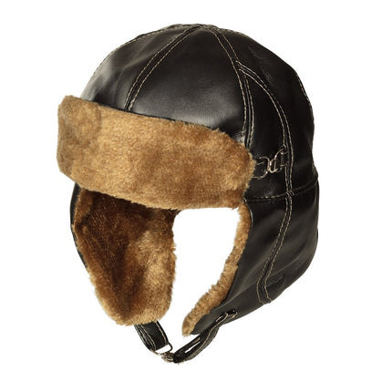 Feestbazaar Pilotenpet met bont luxe