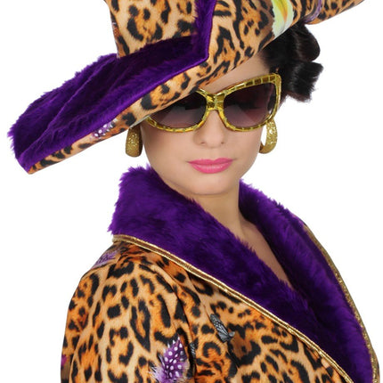 Feestbazaar Pimp Hoed Panter Luxe