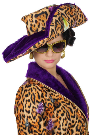 Feestbazaar Pimp Hoed Panter Luxe